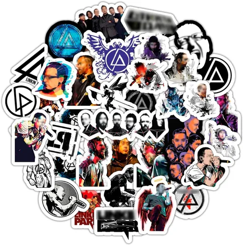 BulbaCraft Calcomanías de rock, calcomanías de banda para adultos, calcomanías de rock, calcomanías de música Nu Metal Pegatinas de música rock