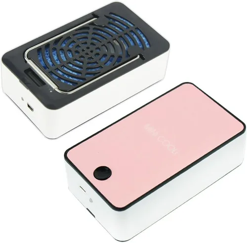 Miniatura 2 de BeautyU&Me Portátil Mini Cooli USB recargable de mano aire acondicionado verano Cooler Fan (negro)