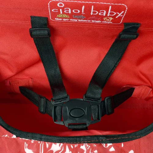Miniatura 5 de ciao! Baby Silla alta portátil para bebés y niños pequeños, silla alta de viaje plegable compacta con bolsa de transporte para campamento al aire