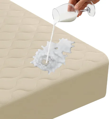 Miniatura 12 de Protector de colchón impermeable, protector de colchón individual ajustado hasta 16 pulgadas de profundidad, funda de colchón de cama suave