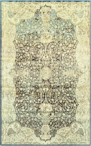 SUPERIOR Alfombra de área grande para interiores con respaldo de yute, decoración vintage oriental tradicional para sala de estar, cocina, comedor,