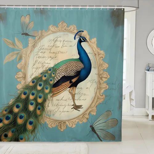 Miniatura 10 de Erosebridal Cortina de ducha de guitarra eléctrica 3D de 72 pulgadas de ancho x 78 pulgadas de largo, cortina de baño con llama, cortina de baño