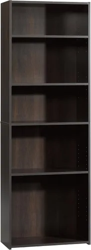 Miniatura 9 de Sauder Beginnings Estantería de 5 Estantes, Librero con Estantes de Almacenamiento Ajustables, en Brook Cherry