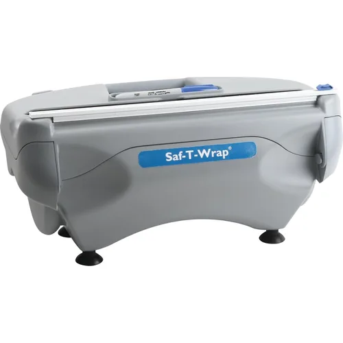 Carlisle FoodService Products SW12 Saf-T-Wrap - Despachador de papel de aluminio/película para rollos de 12 pulgadas, color gris