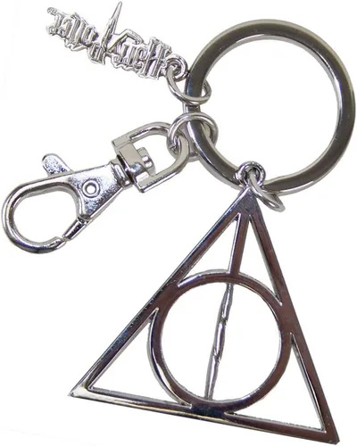 Miniatura 3 de Harry Potter Deathly Hallows - Llavero de peltre plateado 2 pulgadas