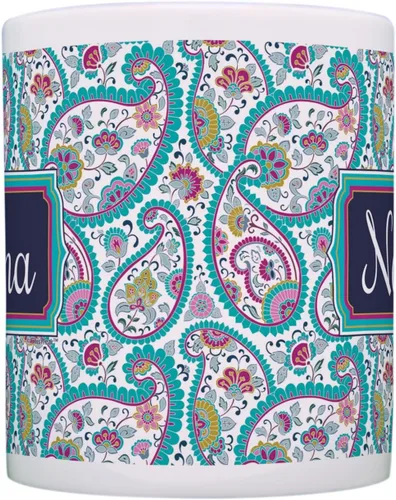 Miniatura 4 de Regalo del Día de la Madre para Nana Regalo de Cumpleaños Taza de café de cerámica de 11 oz con asa Paisley 11oz - Nana