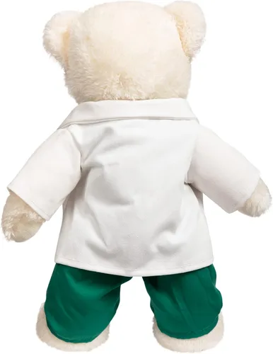 Miniatura 4 de HollyHOME Oso de Peluche Doctor Oso de Peluche en Batas y Bata Blanca Regalos para Médicos Estudiantes y Niños 16 Pulgadas, Crema