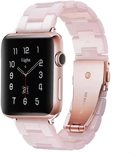 Miniatura 34 de Bandas para Apple Watch Light House - Correas de resina ligera de moda para iWatch para mujeres y hombres 38mm/40mm/41mm/42mm (Series 11 10)