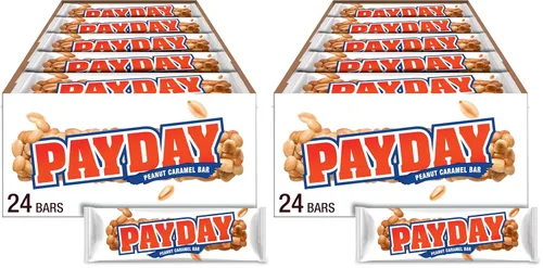Miniatura 8 de PAYDAY - Barras de caramelo de cacahuete, 1.85 oz (24 unidades)