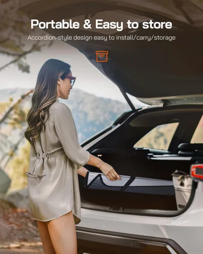 Miniatura 6 de Pigenius Parabrisas y parasol lateral para Toyota Sienna (2021-2025) Armadura de espuma gruesa de ajuste personalizado completo para vehículos