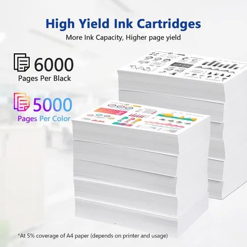 Miniatura 3 de LC406XL LC406 - Cartuchos de tinta para impresora Brother LC406, LC406XL, LC 406 XL, compatible con Brother MFC-J4335DW MFC-J4535DW MFC-J5855DW