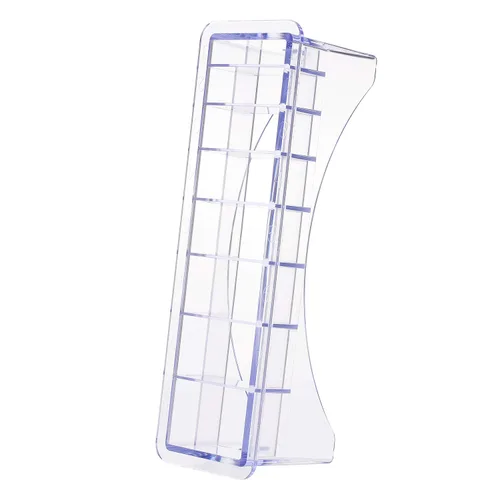 Caja base de 8 rejillas para cortadora de pelo universal límite peine guía accesorio tamaño peluquero reemplazo accesorios herramienta de peinado