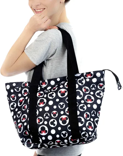 Miniatura 2 de Disney Tote Mickey & Minnie Mouse Icon Print - Bolsa de viaje con cremallera