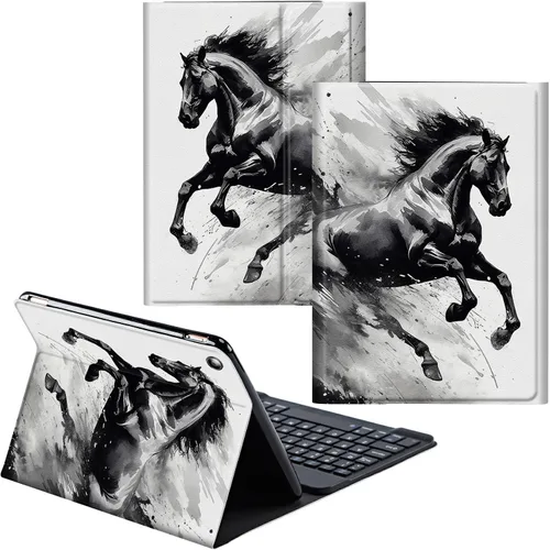 Miniatura 63 de Funda para Samsung Galaxy Tab S6 Lite 2022/2020 Teclado Inalámbrico Desmontable y Cubierta De Soporte De Cuero PU Funda Protectora Para Samsung