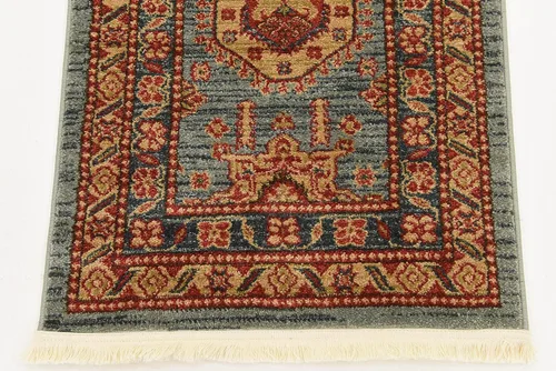 Miniatura 13 de Unique Loom Sahand Collection - Alfombra de área (2' 2" x 3' 1", rectangular, azul claro/marrón claro)