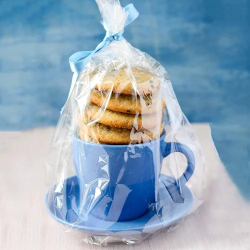 Miniatura 4 de Morepack Bolsas de celofán de 10 x 20 pulgadas, bolsas de regalo de celofán transparente para tazas, botellas, 30 piezas (lazo y cinta no incluidos)