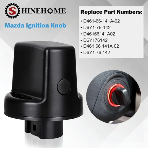 Miniatura 4 de Interruptor de encendido para llave de encendido compatible con CX-9 2007-2015 2007-2011 CX-7 2006-2007 Mazda 6 sin llave Juego de tapas