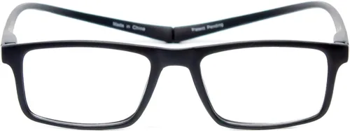 Miniatura 3 de Magz Gramercy - Gafas de lectura rectangulares para hombre y mujer, para colgar en el cuello, magnéticas, con cierre de presión, para conexión Negro