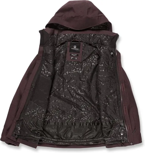 Miniatura 3 de Volcom Sherwin - Chaqueta de invierno con capucha aislada para snowboard y esquí para mujer