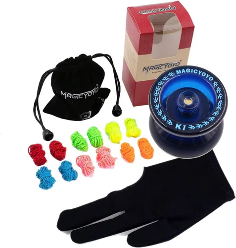 Miniatura 3 de MAGICYOYO K1 Yoyo Profesional Responsive para niños, adolescentes y adultos con 5 cuerdas de yoyos + bolsa + guante de yoyo+ kit de cubos de yoyos