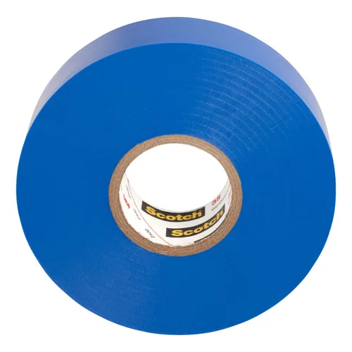 3M Scotch #35 10836-BA-10 cinta aislante de electricidad (3/4 pulgadas x 66 pies por 0.007 pulgadas. Color azul, 10836-BA-10