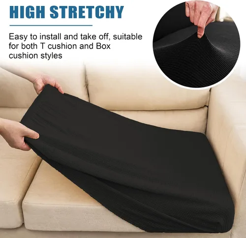 Miniatura 5 de SICHOWEL Fundas de Cojines de Sofá Repelentes al Agua de Tela Jacquard de Alta Elasticidad Protector de Muebles de Cojines de Silla para Sala