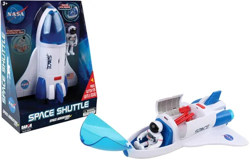 Miniatura 9 de Set de juguetes de misión espacial Daron Nave espacial en plataforma de lanzamiento, representación auténtica de naves espaciales