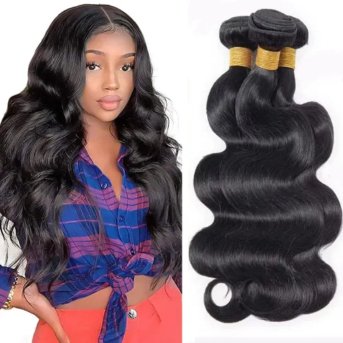 Miniatura 107 de Color 30 paquetes de cabello humano marrón onda del cuerpo paquetes 8 10 12 pulgadas brasileño virgen Remy extensiones de cabello humano doble trama