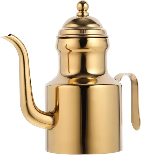 KALLORY Olla de aceite colador de malla fina, tapa extraíble para almacenamiento de aceite de cocina en el hogar, contenedor de grasa, ahorro de