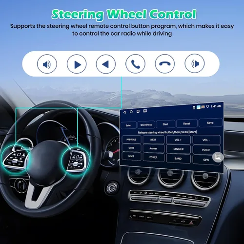Miniatura 8 de [DSP] Radio de coche 4+64G para Toyota Highlander 2009 2010 2011 2012 2013 2014 Carplay Android Auto, 10.1 pulgadas HD IPS pantalla táctil estéreo