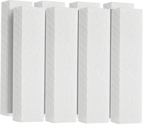 Miniatura 8 de Paquete de 6 piedras pómez para limpieza de inodoro, barra limpiadora para eliminar los anillos de agua dura, acumulación de calcio y óxido