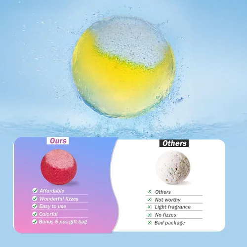 Miniatura 5 de Juego de 30 bombas de baño de regalo, mini bombas de baño orgánicas naturales, hechas a mano con rica efervescencia, regalo de cumpleaños