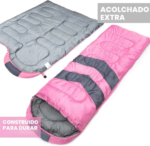 Miniatura 3 de MalloMe Sacos de dormir para adultos para clima frío y cálido, saco de dormir para mochileros para niños de 10 a 12 años, niñas, niños, ligeros