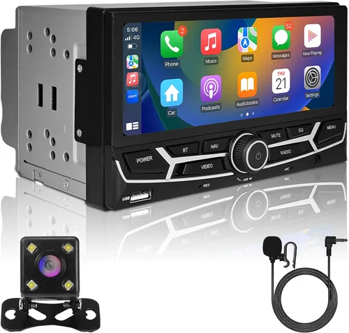 2024 Último estilo original del coche 6.9 pulgadas 2+32 GB IPS pantalla táctil completa Android Radio coche audio vídeo reproductor estéreo para