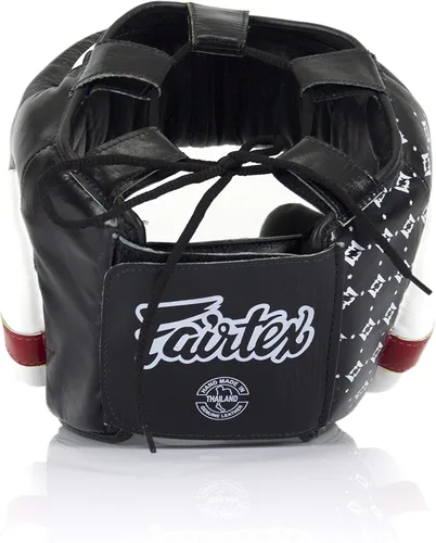 Miniatura 4 de Fairtex Muay Thai & Boxing Headgear Protector de cabeza protector con correas ajustables, acolchado multicapa, visión mejorada y cobertura