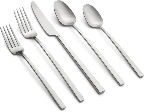 Miniatura 4 de Cambridge Silversmiths Damaris Champagne Satin - Juego de cubiertos de 20 piezas, servicio para 4 Champán satinado