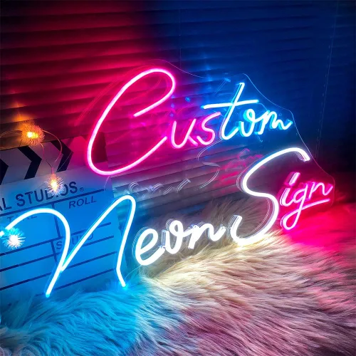 Letreros de neón personalizados para decoración de pared, letreros de luz de neón personalizados LED, decoración del hogar, día de San Valentín,