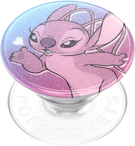 Miniatura 16 de PopSockets - Agarre para teléfono con soporte expandible, agarre adhesivo, Lilo & Stitch - Stitch Globo de Nieve Tidepool Sitch globo de nieve