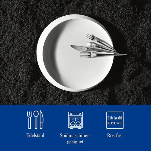 Miniatura 3 de Villeroy & Boch New Moon - Cubiertos de acero inoxidable (30 unidades)