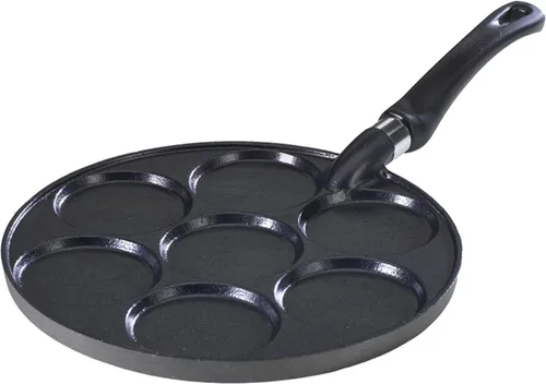 Miniatura 11 de Nordic Ware - Sartén para hotcakes antiadherente, aluminio pesado, 7 tazas redondas, para gas, eléctrico, estufas de cerámica, fabricado en EE. UU
