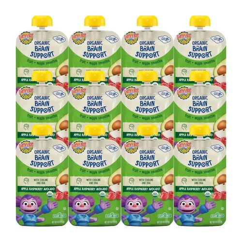 Miniatura 11 de Bolsas de batido de yogur orgánico De la tierra mejor, 24+ meses, batido de yogur de frutas para el sistema inmunológico para niños de 24 meses