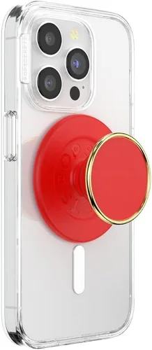 Miniatura 12 de PopSockets Phone Grip with Expanding Kickstand, Adhesive Grip - Molded Flower Red Wine Translucent rojo (Red Translucent)