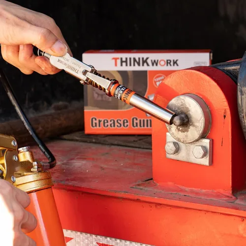Miniatura 8 de THINKWORK Acoplador de pistola engrasadora de 2 piezas, puntas de pistola engrasadora de 0.53", acoplador de grasa con bloqueo fuerte y alcance