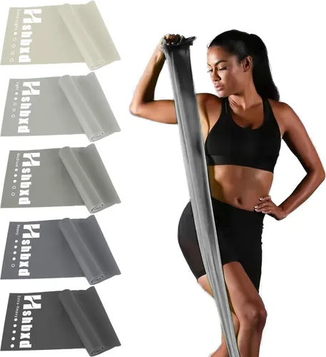 Miniatura 13 de Bandas de resistencia para entrenamiento, bandas de terapia física, bandas elásticas sin látex y bandas de ejercicio para estiramiento, adecuadas