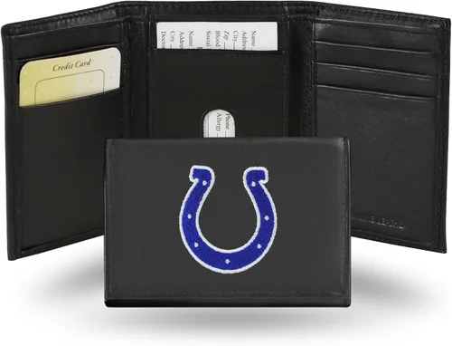 Miniatura 27 de Rico Industries NFL Football Embroidered Tri-fold Wallet