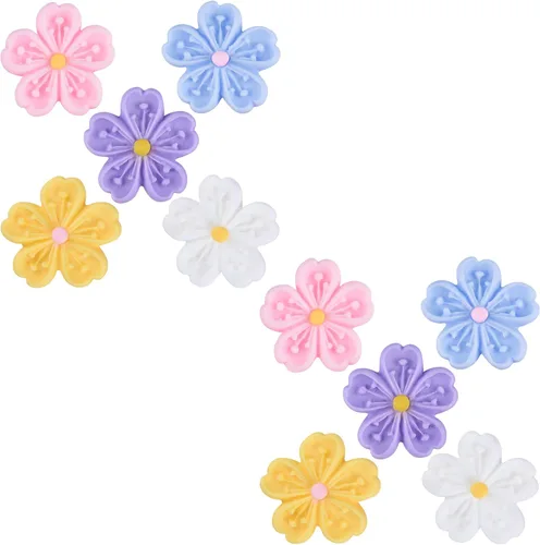 Encantos coloridos para zapatos de flores para mujer, decoraciones de zapatos de margaritas para regalos de cumpleaños