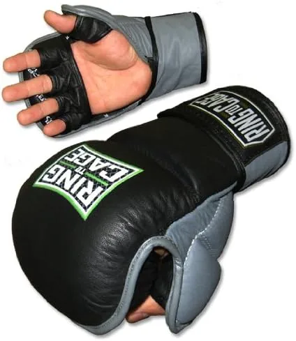 Miniatura 2 de Guantes de combate de seguridad MMA - Todo de cuero