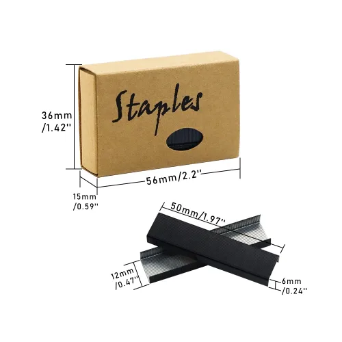 Miniatura 2 de Staples - Paquete de 4 repuestos para grapadoras sin atascos, estándar 26/6, 1/4 pulgadas, 4000 unidades en total