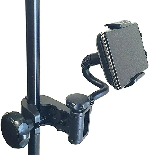 Miniatura 2 de Accessory Basics Soporte de micrófono de música para teléfono inteligente con múltiples ángulos giratorios de 360° para iPhone 15 16 17 Pro Max Plus