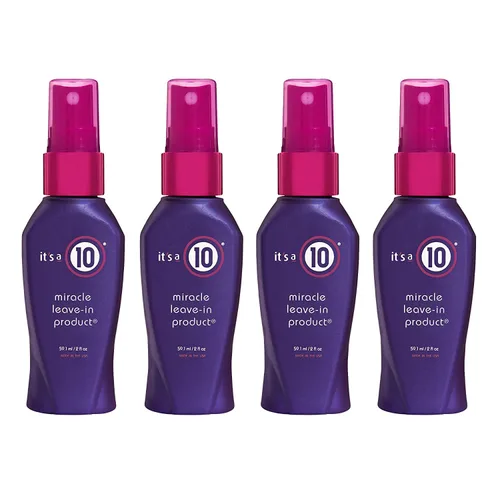 It's a 10 Haircare Miracle - Producto sin enjuague, 2 onzas líquidas (paquete de 4)